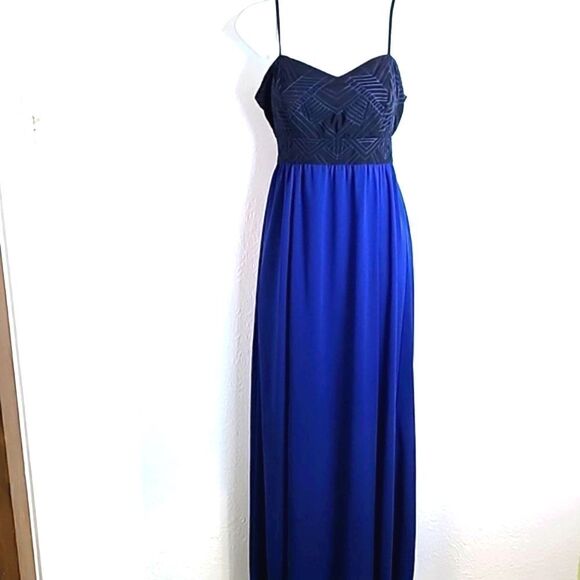 Forever 21 Dresses & Skirts - Forever 21 Blue & Black Maxi-Dress or Prom Dress, Size Medium, NWOT